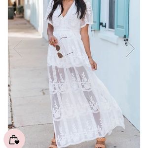 Pink lily boutique dress!